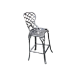 Diamond Bar Chair – Cast Aluminium Outdoor Bar Seating