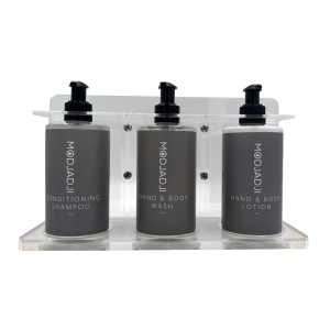 Triple Acrylic Bracket – Holds 3 x 310ml bottles