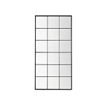 Steel Windowpane Mirror