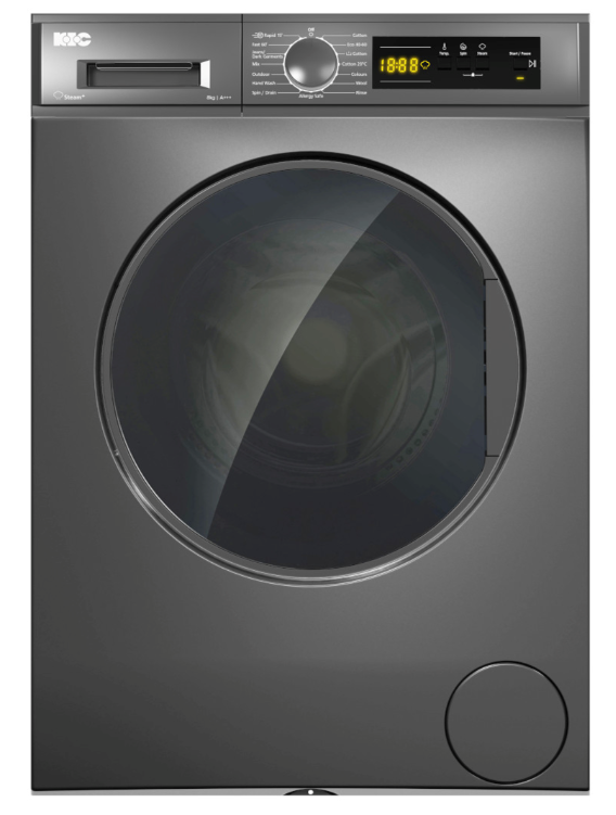 Kic Machine KIC KFL 812 GR Washing Machine - Élan Distributors