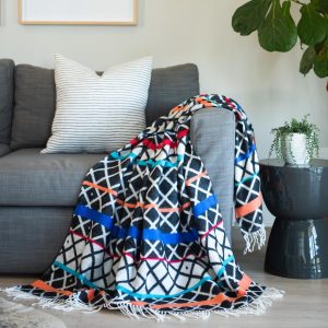 Xhosa Ithumbu Black/Natural Throw