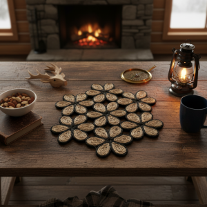 placemat imbali trim