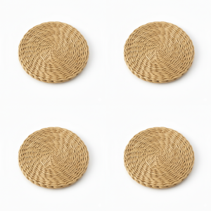 coaster round solid colour set