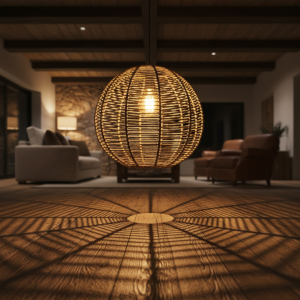 light pumpkin pendant