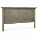 Cambridge Wood Headboard – Solid Saligna Panel Design