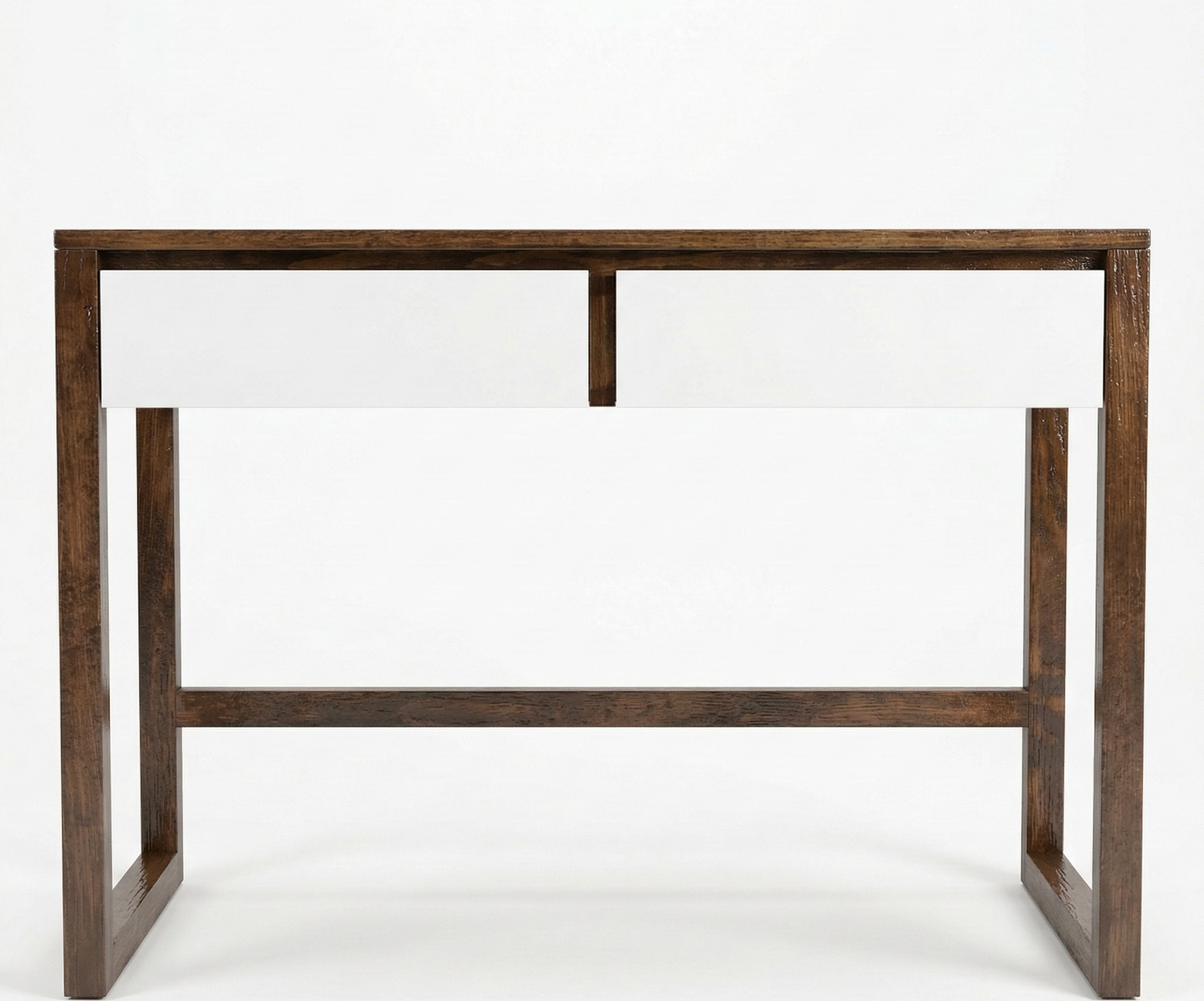 Oslo 2-Drawer Wood Dresser – Modern Solid Wood Console Table