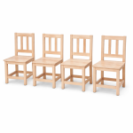 Wooden Dresser Chair – Solid Wood Chair for Dressing Tables